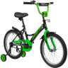 Детский велосипед NOVATRACK STRIKE 18” черно-зеленый 183STRIKE.BKG20