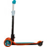 Кикборд NOVATRACK RAINBOW PRO TRANSPARENT NEW сине-оранжевый 120PROT.RAINBOW.BL22